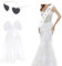 xiaowanwan 3 Stück JGA Accessoires Frauen mit Schleier Braut,Herz Sonnenbrille,Bride to be Schärpe,Junggesellinnenabschied Deko Set