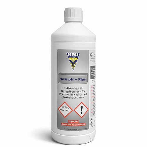 HESI pH+ Plus Korrektor pH-Regulator für Hydro & Coco 1 Liter Grow