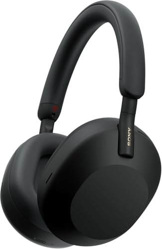 Sony WH-1000XM5SA Special Edition Soft Case Premium Noise Cancelling Wireless Over-Ear Headphones, Bluetooth, Clear Call Quality, Hi-Res Audio, Up to 30hr Battery Life, iOS & Android - Black (Renewed)