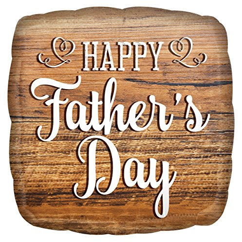 amscan 3722101 Happy Father`s Day Folienballon, Mehrfarbig