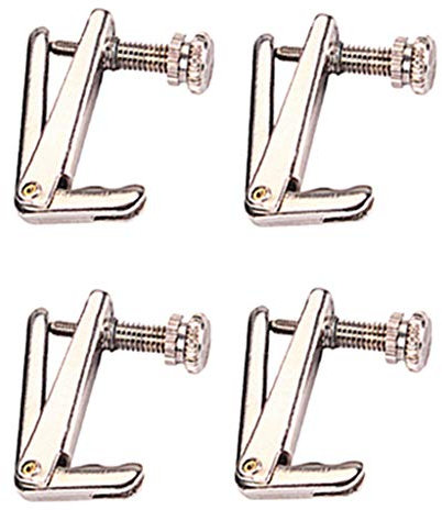 4 Stück Violine Feinstimmer Violine Geige Saitenhalter Violine Feinstimmer, String Teller Ersatzteile für 3/4 4/4 Violine