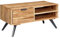 Wohnling Couchtisch 95x45x45 cm Akazie Wohnzimmertisch Massivholz Rechteckig, Holztisch mit Stauraum, Sofatisch mit Schublade, Tisch Wohnzimmer Massiv