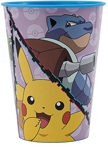 Stor Vaso Infantil de plástico Reutilizable de 260 ml de Pokemon