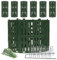 GDUUZ Protector de Tronco de Árbol de Plástico – Juego de 6 – Incluye Paquete de 12 Grapas de Fijación Galvanizadas en U y 30 Bridas
