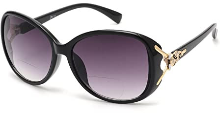 JM Classic Bifocal Reading Sunglasses Reader Glasses for Women UV Protection Outdoor