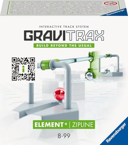 Ravensburger GraviTrax Extension Zipline - Marble Run STEM, Building and Construction Toys for Kids Age 8 Years +