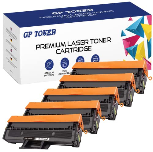 5X Toner XL Kompatibel mit Samsung Xpress M2070W M2026W M2020 M2022 M2026 M2026 M2070 M2070F M2070FW M2070W M2071FH M2071FW M2078 MLT-D111S XL, Menge:5X Schwarz