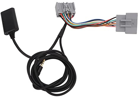 KAKAKE Auto-Bluetooth-Modul, schwarzes ABS, hitzebeständig, kabelloses Bluetooth-AUX-IN-Kabel für Upgrade-Ersatz für V40 V50 V70 XC70 XC90