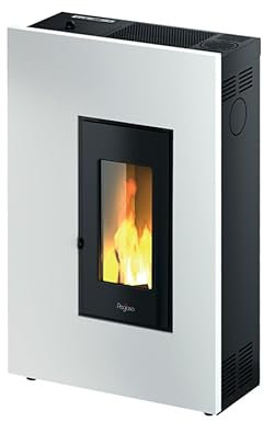 Pegaso Madison Pelletofen, kanalisierbar, 5,2 kW, Weiß
