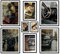 ARTFAVES® Poster Set - Vintage London - mehrteilige Wanddeko Wohnzimmer & Schlafzimmer - 8 moderne Wandbilder Peaky Blinders Vintage Deko Poster Wandbild Collage London - mit Rahmen Schwarz
