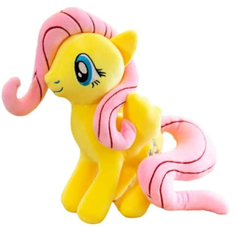 30CM Little Pony Plüschfigur, Mein Kleines Pony Plüschtier, Kuscheltier Für Kinder, Mädchen Und Jungen, Fans Und Sammler-gelb