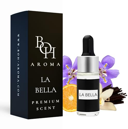 BOH-Aroma LA BELLA Parfümöl ätherisches Öl für Diffuser | Duftöl für Diffuser | Premium Duftöl | Öl berühmter Parfüm-Hits | 1:1 wie Original | Intensiv & Langanhaltend | 10 ml