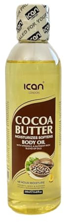ICAN LONDON ican London Feuchtigkeitsspendendes Körperöl mit Kakaobutter 250ml