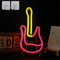 DWOOKE Guitar Neon Light LED Neon Signs Music Studio Wall Art Decor USB/Battery Powered Neon Light Sign for Bedroom Lights Up Guitar Neon Signs for Music Bar Live Music Wedding Birthday Party Gift