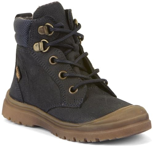 Froddo Tylas Tex Laces G3160228 Unisex Kinder Schnürstiefelette Warmfutter, Größe 34