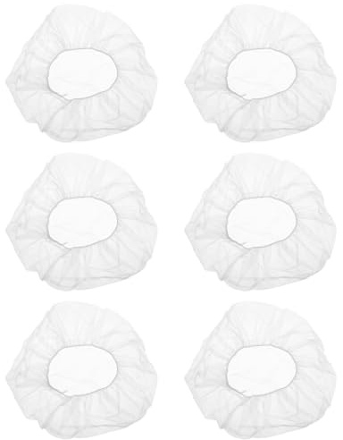 PAMINGONO 100 piezas Gorros Desechables Bouffant Elásticos para Laboratorios Cocina Industria Cobertura Transpirable para Cabello Talleres y Hospitales Paquete de Unidades