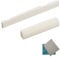 Irich True Bone Bridge Saddle and Nut with 2Pcs Sand Paper, Set of 6 String Guitar Saddle and Nut, Replacement Parts for Acoustic and Folk Guitar