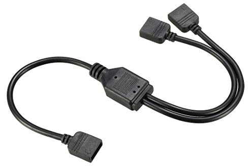 sourcing map RGB Shunt Kabel 1 Buchse zu 2 Buchse 4 Pin Erweiterung Anschluss 30cm Länge