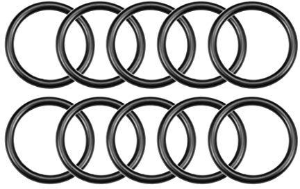 sourcing map 10Stk. Nitrilkautschuk O-Ringe 23mm AD 18mm ID 2.5mm Breite Metrische Dichtungsring Dichtung