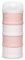 Suavinex, Milchpulver-Portionierer, Milchpulver- und Getreidespender, mit 4 Fächern, Schraubverschluss und Spenderteil. Spülmaschinenfest. Rosé