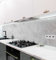 MyMaxxi Küchenrückwand Folie selbstklebend matt - einfache Montage ohne Bohren 0,4mm stark Versteift - Motiv Beton in Marmor Optik 60cm hoch - Spritzschutz Küche Klebefolie - Mauer Wand 280 x 60cm