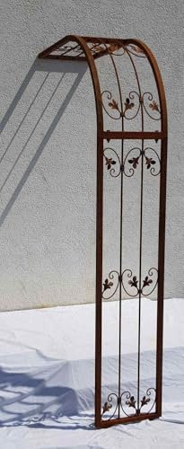 Gabella Sehr STABIL Solider Metall Rundbogen Wand Rosenbogen Monaco-WRB 190/220 Rost