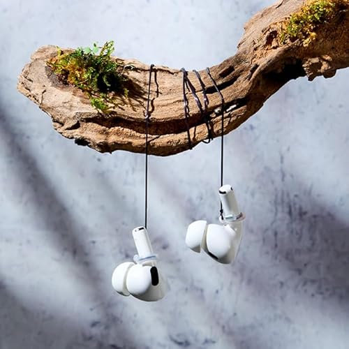 Podstring Anti-Verlust-Gurt für Airpods Pro, Airpods 2. Generation, Airpods 3. Generation (Set, inklusive einem Doppelohr und einem einzelnen Ohr) (lila)