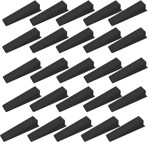 45 Pack Fence Panel Wedges, Anti Rattle Security Clips Wedges Grips Stops Rattling Fences Panels Noise Stoppers Tile Leveling Wedge for Rattling Fence