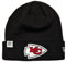 New Era Kansas City Chiefs NFL Loop Label Knit Schwarz Beanie - One-Size