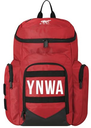 FOCO Offiziell lizenzierter Liverpool FC Football Explorer Rucksack, Rot, liverpool fc, One size