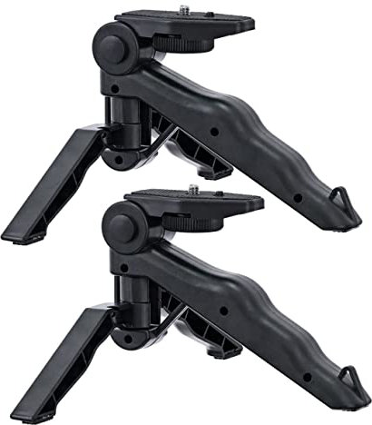 Mikinona 2stücke Action Kamera Stativ Mini Halter Kameraständer Selfie Stativ Für Outdoor Indoor Fotografie Videoaufnahme Live-Streaming Telefonhalterung