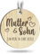 Mutter & Sohn Schlüsselanhänger handgemacht aus Holz, Glücksbringer, Geschenke für Sohn, Inspirational Sohn, Coole Sachen für Teenager Jungen, bester Sohn der Welt