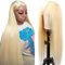 Tuheerst Straight Human Hair Wig Echthaar Perücke Damen Blonde #613 4X4 Lace Brasilianisches Echthaar Glueless Wear and Go Pre Bleached Knots with Baby Hair for Woman 22 Zoll