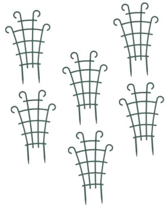 JOINPAYA Pflanzenklettergestell Kunststoff 6 Stück Stabiles Klettergitter Für Topfpflanzen Supports Kletterpflanzen Gesundes Wachstum Formgebend Für Garten Und Balkon