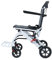 yulewiix Fauteuil Roulant Pliant, Fauteuil Roulant Manuel Portable, Chaise de Voyage en Transit Lisse en Fauteuil Roulant Ergonomique en Fauteuil Roulant avec Sangle de sécurité réglable A