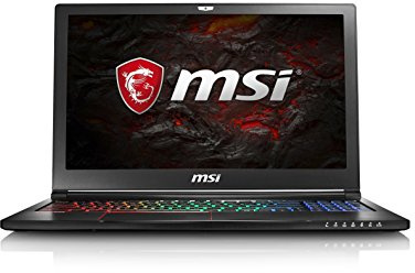 MSI GS63VR 7RF Stealth Pro 15.6-Inch Notebook - (Black) (Kabylake Core i7-7700HQ, 16 GB RAM, 2 TB HDD, 256 GB SDD, GeForce GTX 1060, Windows 10)