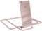 EAZY CASE Handykette kompatibel mit iPhone 6 / 6S Handyhülle mit Umhängeband, Handykordel mit Schutzhülle, Silikonhülle, Hülle mit Band, Stylische Kette mit Hülle für Smartphone, Rosé-Gold