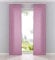 Gardinenbox 2er Pack Flächenvorhänge Schiebegardinen komplett Set Cationic Blickdicht Leinen Optik Natura seidenmatt HxB 245x60 cm Rosa Landhaus Stil, 204411-2