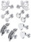 Funseedrr 10stk Tragus Helix Piercing Ohrring Stecker Edelstahl 16G 6mm 8mm Ohrpiercing Knorpel Daith Conch Rook Piercing Schmuck Silber