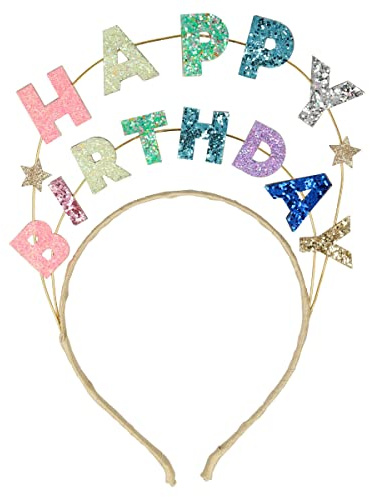 Meri Meri Happy Birthday Glitzer Stirnband (1 Stück)