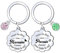 MNBVBV Porte clef veux tu etre ma marraine Cadeau Naissance Annonce Grossesse Marraine Demande original Veux tu être marraine parrain demande (Parrain et marraine)