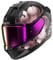SHARK, Integraler Motorradhelm D-SWKAL 3 MAYFER Mat, Black violet gold KVQ, Größe S