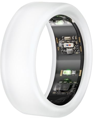 pupvus Ring-Luftschutz für Oura Ring/Ultrahuman-Ring, Silikon-Schutzhülle für Oura Ring Gen 3/Ultrahuman Ring Air/Ring Conn (transparent, S (6/7/8/9/10))