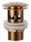 Piletta Lavabo Bagno Accessori for rubinetti da bagno con tappo di scarico pop-up for lavabo da bagno in oro rosa spazzolato Piletta per Scarico Lavabo(Rose gold with hole)