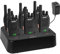 Retevis H777H Walkie Talkies, Two Way Radio with Screen, Rechargeable 2 Way Radio with 6 Way Charger, Flashlight, USB-C Walky Talkie Adult with Emergency Alarm for Business, Education (Black, 3 Pcs)