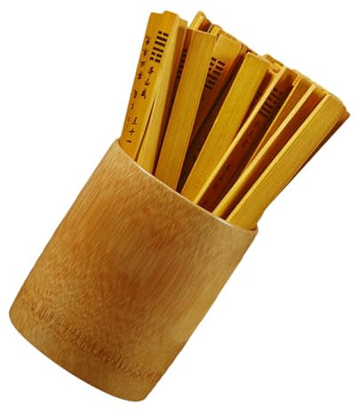 TOYANDONA Ensemble De Bâtons De Divination Décoratifs Chinois Bâtons De Jeu De Divination Accessoire Traditionnel pour Le Plaisir
