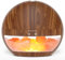 SALUBRITO Aroma Diffuser & Salt Range Pakistan Leuchte, 100ml Diffusor für Ätherische Öle, Aromatherapie Diffuser für Duftöl, Geschenk für Frauen - Dunkles Holz