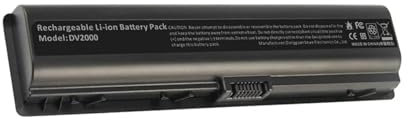 JKDND DV2000 Laptop Lithium Polymer Batteria di Ricambio 10.8V 4400MAH Compatibile con HP Pavilion DV2100 DV2500 DV6000 DV6700 441425-001 446506-001 446507-001 HSTNN-DB42 452057-001 HSTNN-C17C