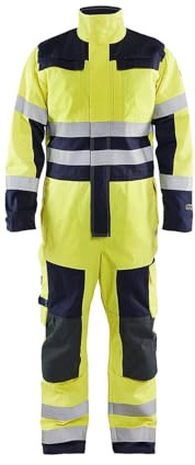 Blaklader 63781514 MULTINORM-OVERALLS, Gelb/Marine, grootte C156