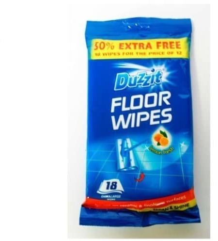 Duzzit 3X48 Jumbo Floor Wipes 2 packs of 24